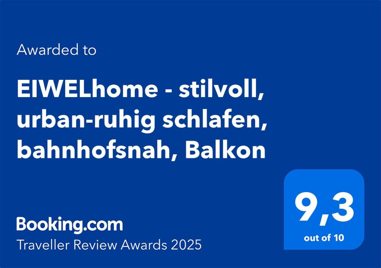 Eiwelhome - Stilvoll, Urban-Ruhig Schlafen, Bahnhofsnah, Balkon Erfurt Kültér fotó